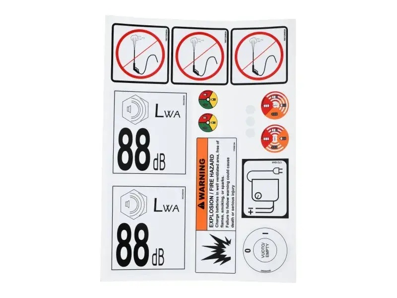 JLG Part # 17107300 | DECALS KIT, EA