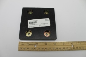 Genie Lift Part # 1262354GT - WEAR PAD, 4 X 4 X .72 W/NUTS, EA