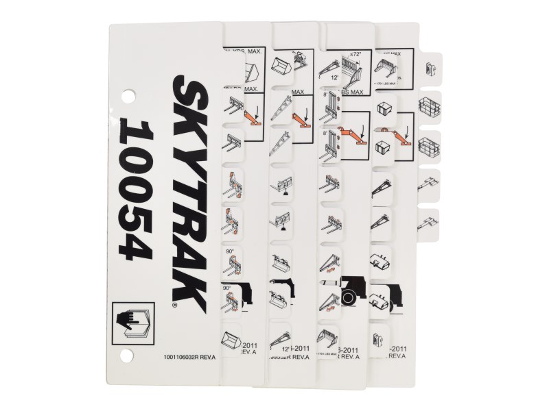 JLG Part # 1001199518 | LOAD,BOOKLET 10054, ANSI, EA