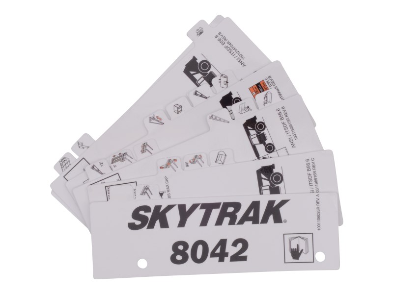 JLG Part # 1001211871 | LOAD,BOOKLET 8042, ANSI, EA