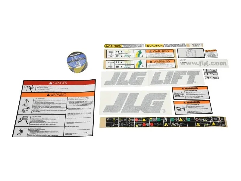 JLG Part # 1001213070 | KIT,400S/460SJ PLATFORM DECAL, EA