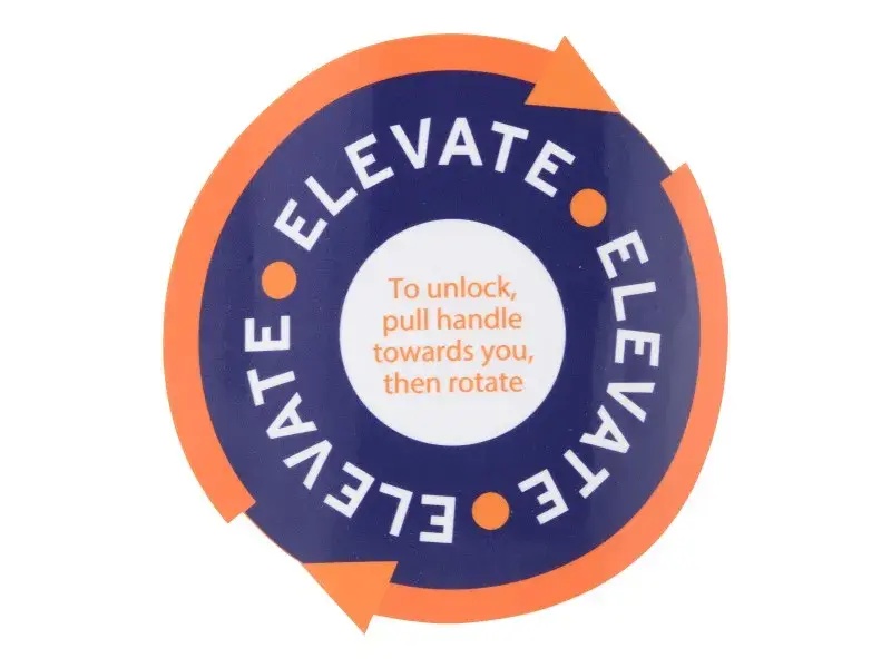 JLG Part # 1001213997 | DECAL,ELEVATE CRANK, EA
