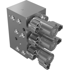 Genie Lift Part # 1282965GT - MANIFOLD, PLAT LVL, PLAT ROT, JIB, PLUGGED, EA