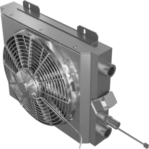 Genie Lift Part # 1284196GT - OIL COOLER, W/FAN, 12VDC, 22.5 X 18.5, RCP, EA