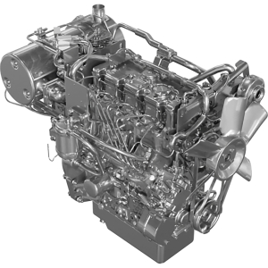 Genie Lift Part # 214335GT - ENGINE KIT, PERKINS 404F-22, EA