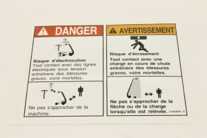 Genie Lift Part # 214418FRGT - DECAL, 2 DECAL COMBO, EA