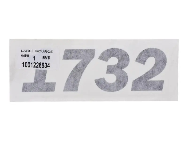 JLG Part # 1001226534 | DECAL,JLG 1732 HOOD, EA