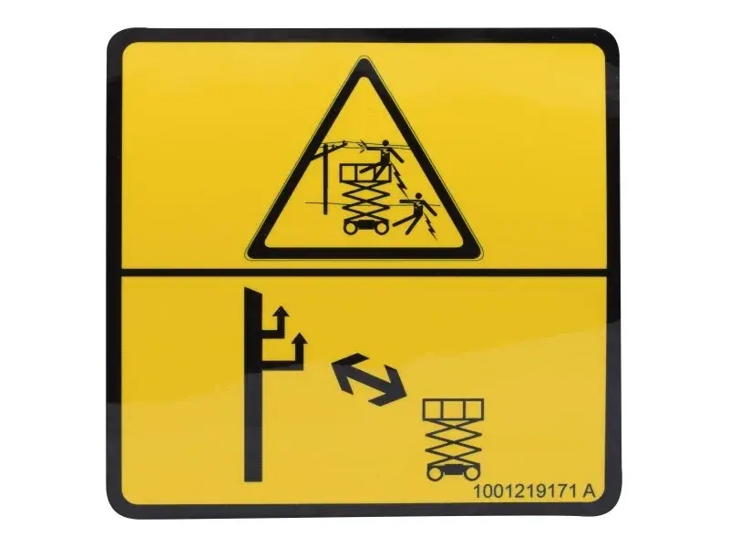 JLG Part # 1001219171 | DECAL,ELECTROCUTION, EA