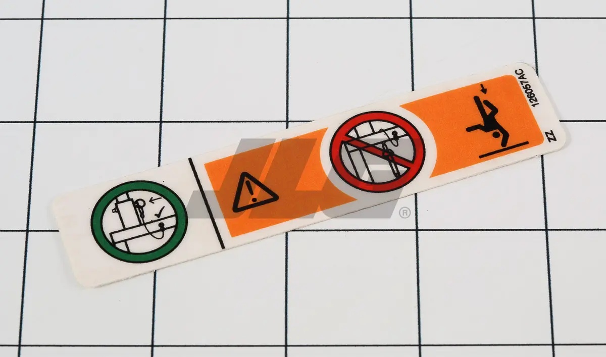 JLG Part # 126057 | SJ-FALLING HAZARD LABEL, EA