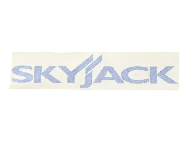 JLG Part # 129773 | SJ-LABEL, SKYJACK MED BLUE, EA