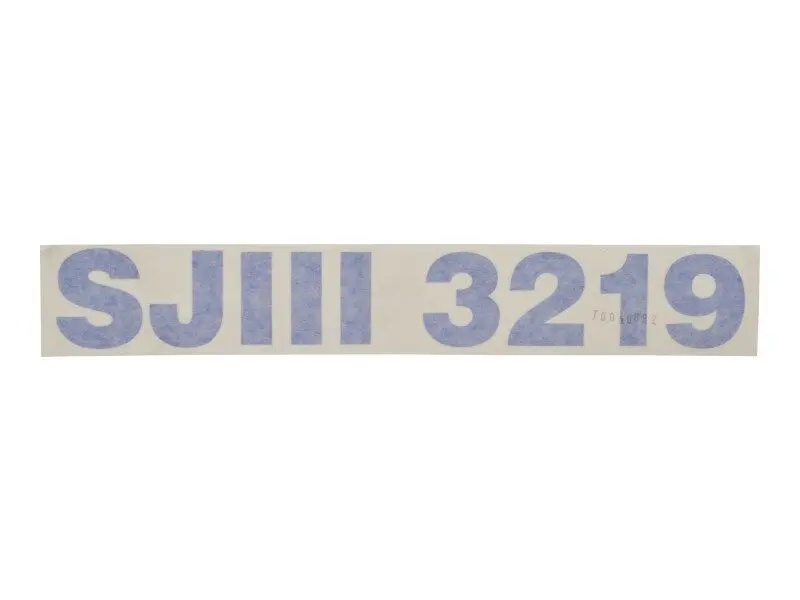 JLG Part # 129783SJ | SJ-SJIII 3219 MODEL LABEL, EA