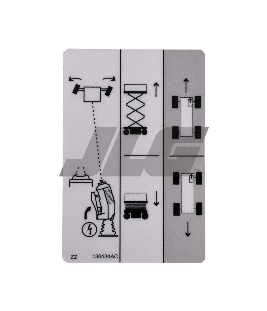 JLG Part # 130434 | SJ-DECAL, CONTROL UP/DOWN, EA