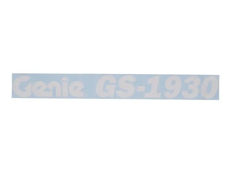 JLG Part # 62054GN | GN-DECAL,GENIE GS-1930, EA