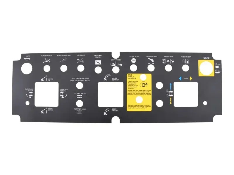 JLG Part # 82194GT | GN-DECAL, PLAT,CONTROL, EA