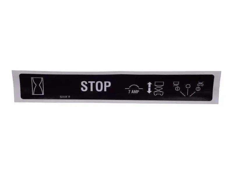 JLG Part # 82448 | GN-DECAL, GROUND CONTROL PANEL, EA
