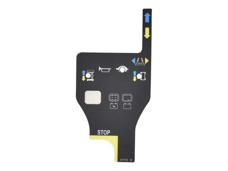 JLG Part # 97772GN | GN-OVERLAY,PLAT CONTROLS, EA