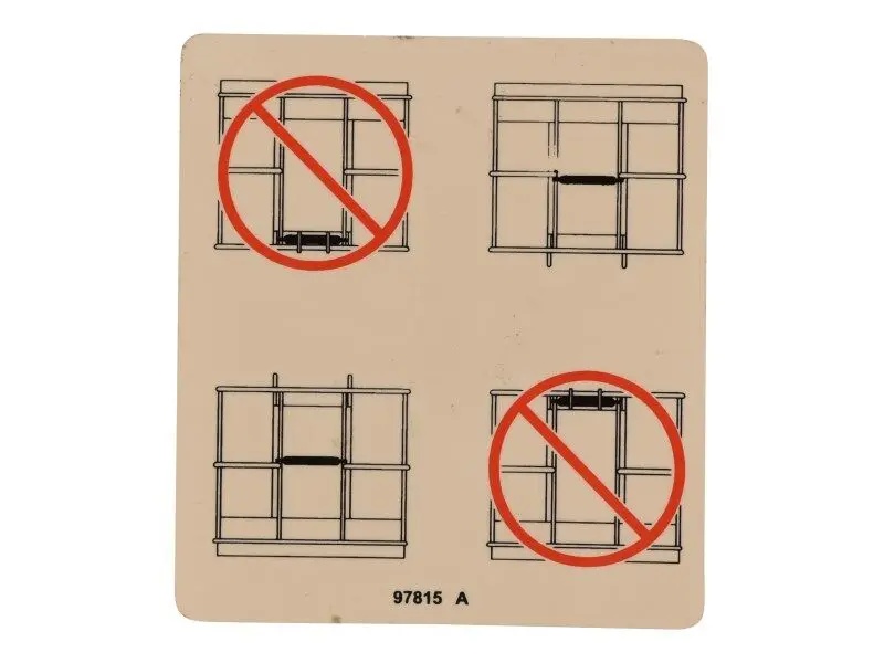 JLG Part # 97815GT | GN-DECAL,LOWER MIDRAIL, EA
