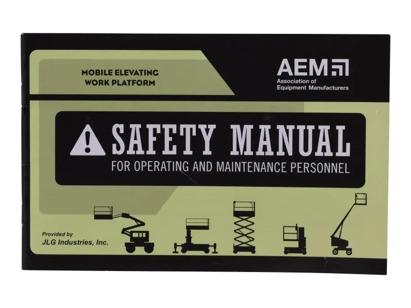 JLG Part # 9828100068 | GR-MANUAL, AEM AERIAL, EA