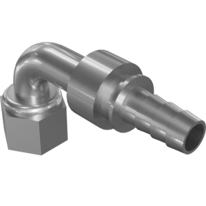 Genie Lift Part # 1253642GT - ELBOW,90DEG,3/8" HOSE BARB, EA