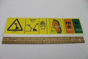 Genie Lift Part # 1273026GT - DECAL, MAX CAP SYM, SX135, EA