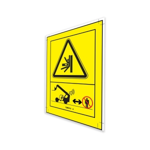 Genie Lift Part # 1286018GT - DECAL, BODY CRUSH, ROLLING TELE, SYM, EA