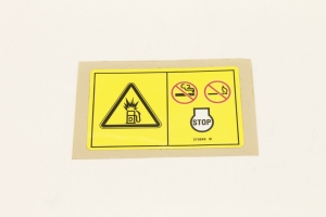 Genie Lift Part # 215645GT - DECAL,DANGER,EXPLOSION/BURN,DIESEL FUELING, EA