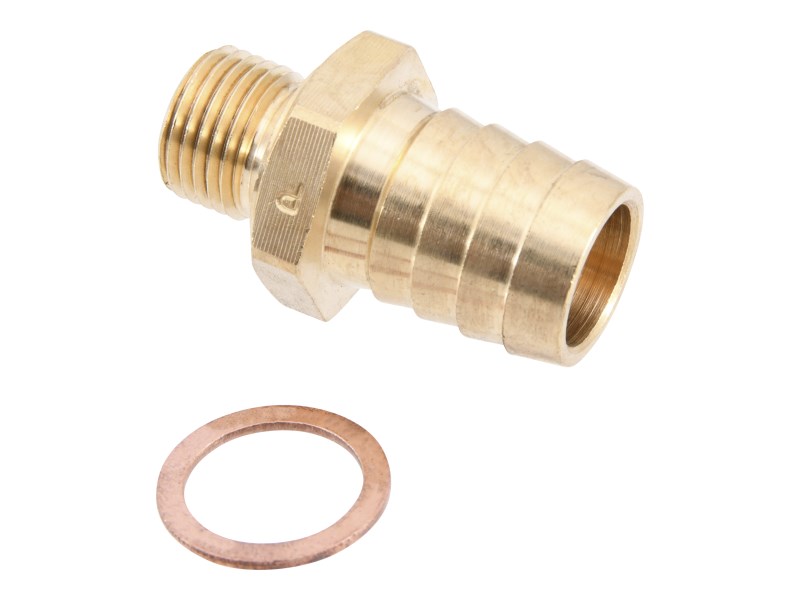 JLG Part # 1001143797 | FTG-PIPE(CODED),BARBED STRAIGH, EA - subs to 1001143797S