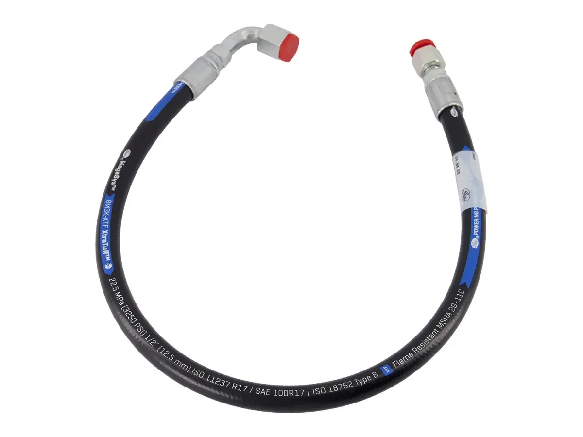 JLG Part # 1001150717 | HOSE ASSY,1/2" STR-F X 90DS, EA