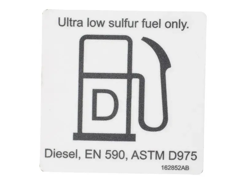 JLG Part # 162852 | SJ-DECAL, DIESEL ONLY, EA