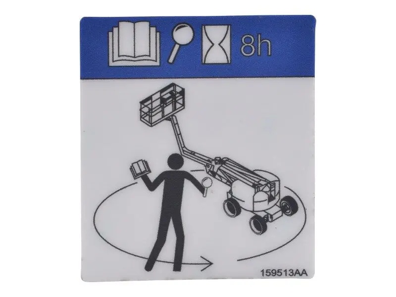 JLG Part # 70043156 | DECAL,DAILY MAINTENANCE, EA