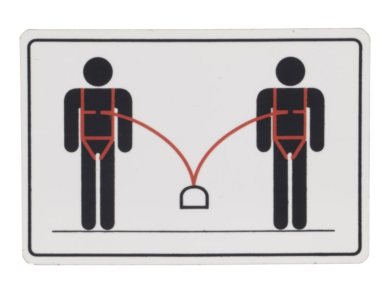 JLG Part # 70041444 | DECAL, LANYARD ATTACH, EA