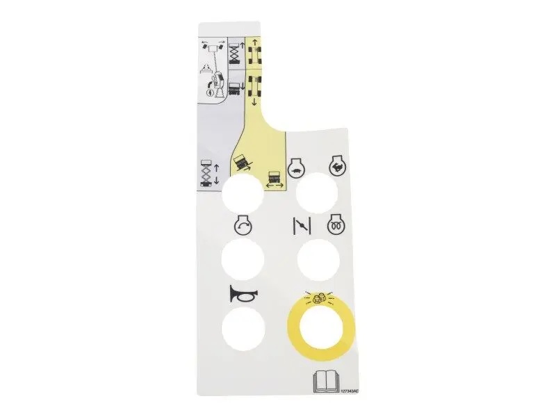 JLG Part # SJ127343 | SJ-LABEL, CONTROL BOX, EA
