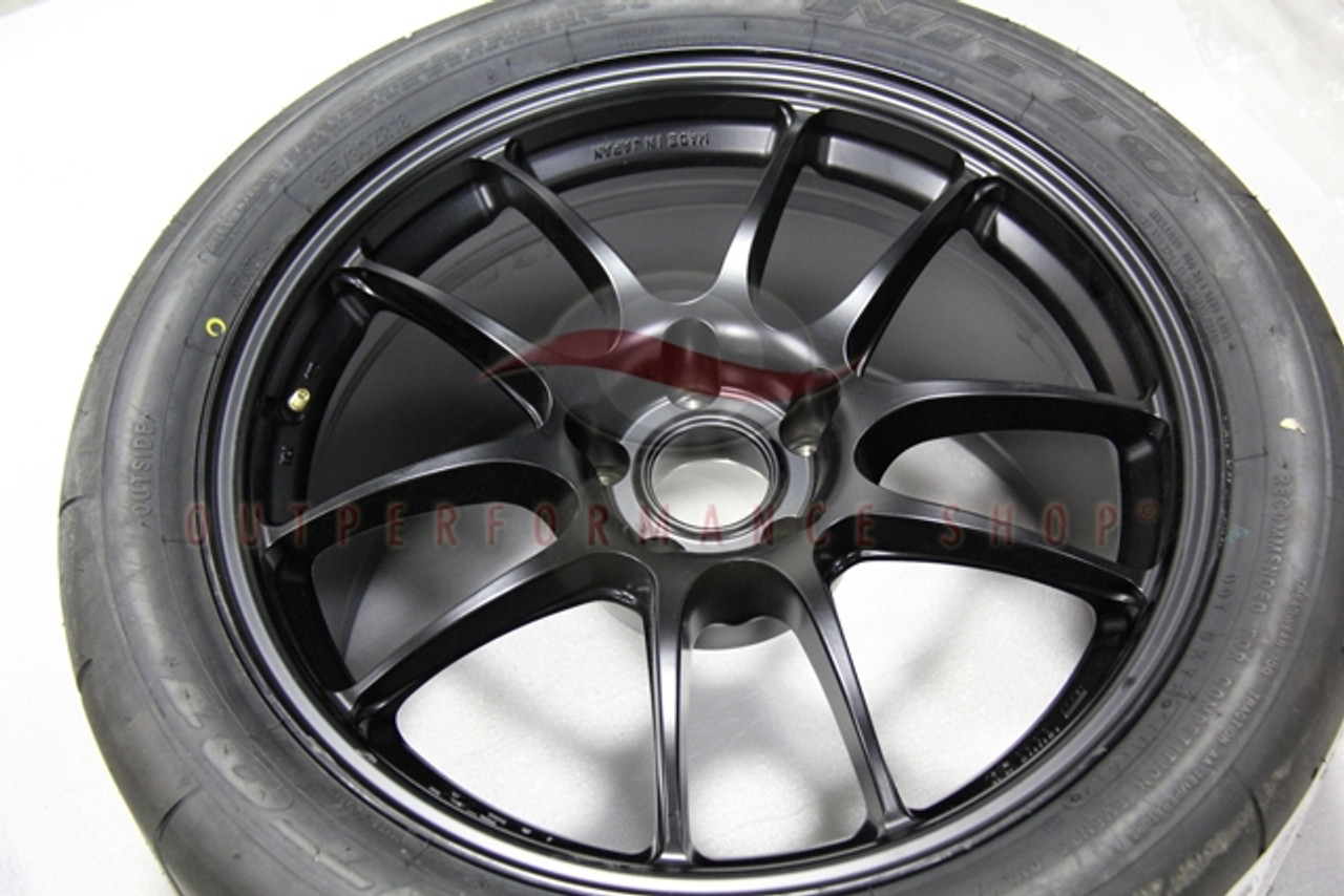 Enkei Racing OutPerformance Shop 460-8105-6647BK PF01 18x10.5 47mm Offset  5x114.3 75 Matte Black Wheel