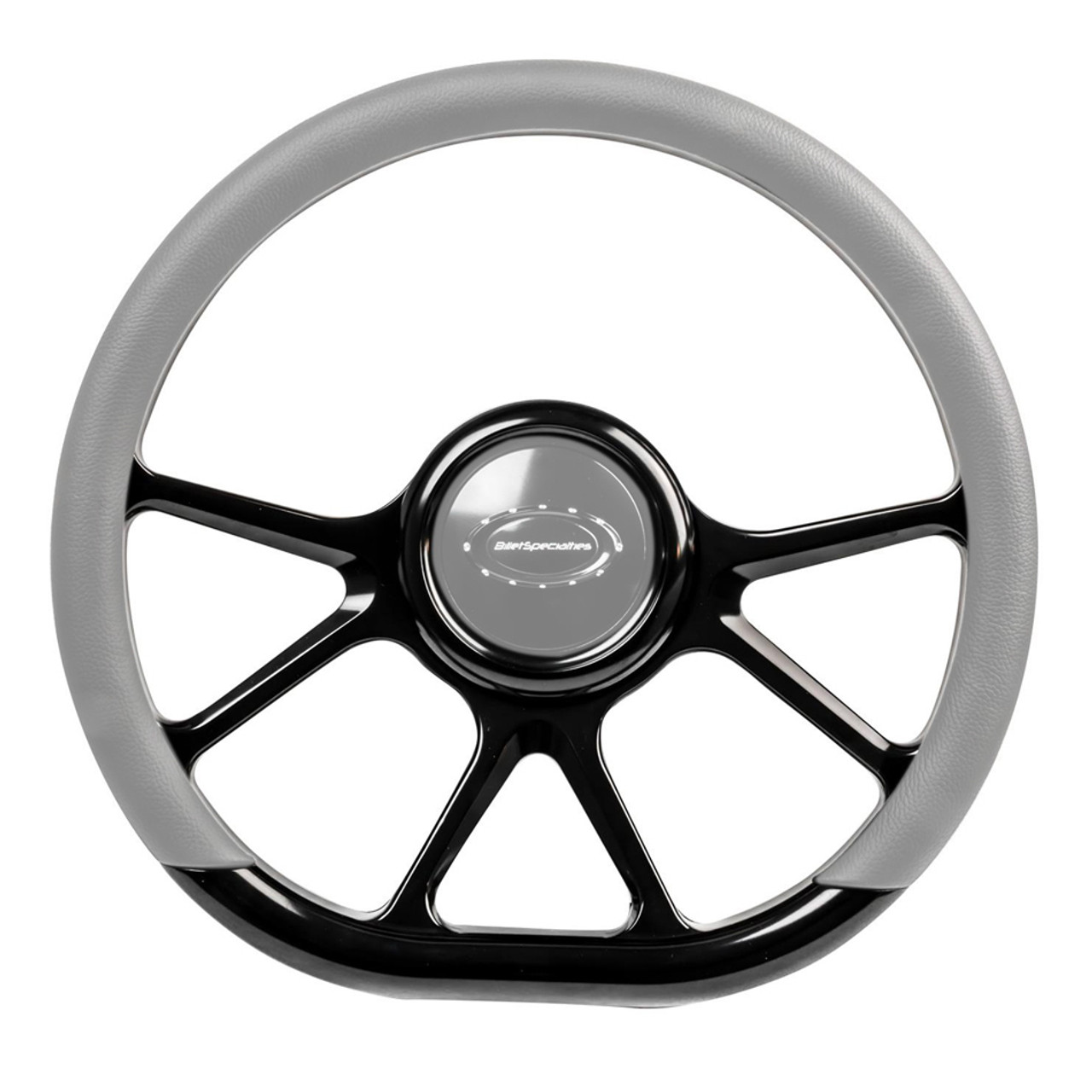 Billet Specialties BLK29475 Steering Wheel 14in D-Sh ape Prism Black