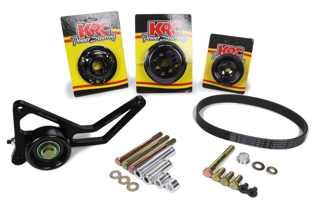 Krc Power Steering 37453000 Pro Series Serpentine Pulley Kit 30% w/Idler 