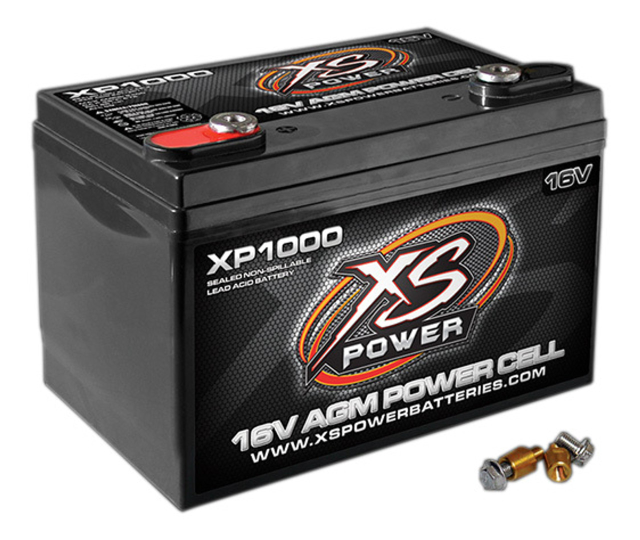 Xs Power Battery XP1000 AGM Battery 16v 2 Post