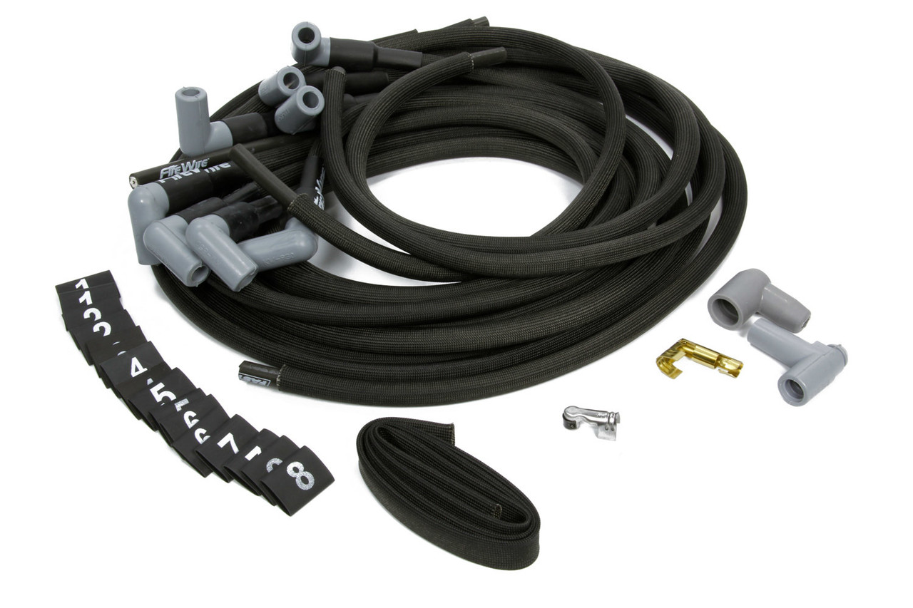 Fast Electronics 295-0082 Spark Plug Wire Set 8.5mm w/Sleeve 90 Degree