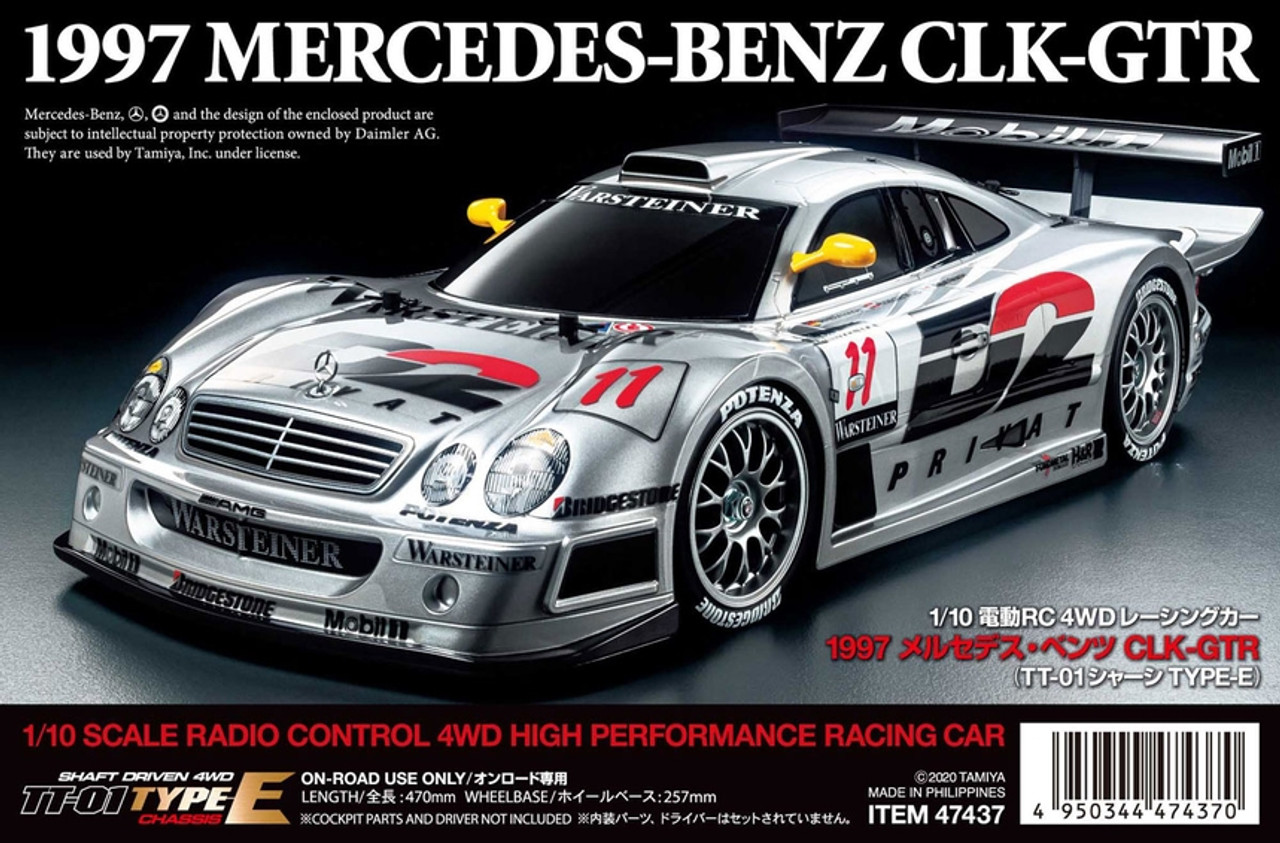 タミヤ　TT-01 メルセデスベンツ　CLK-GTR メルセデスベンツ CLK-GTR 1997 「TC-01」シャーシ : プラドの