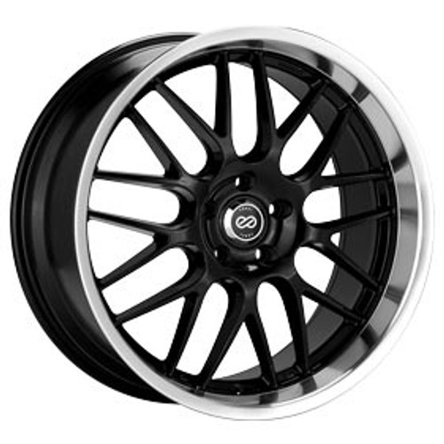 Enkei 469-285-4440BK Lusso Black with Machined Lip Performance Wheel 20x8.5 5x112 40mm