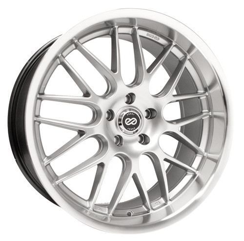 Discontinued - Enkei 469-875-5142HS Lusso Hyper Silver with Machined Lip Performance Wheel 18x7.5 5x