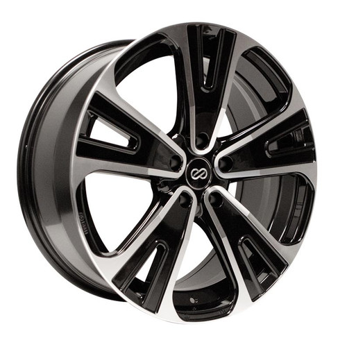 Enkei 475-285-6540BKM SVX Black Machined Truck Wheel 20x8.5 5x114.3 40mm Offset 72.6mm Bore