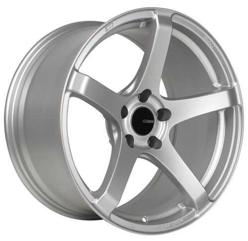 Enkei 476-885-6535SP Kojin Matte Silver Tuning Wheel 18x8.5 5x114.3 35mm Offset 72.6mm Bore