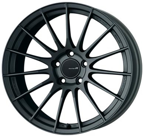 Enkei 484-810-6522GM RS05RR Matte Gunmetal Racing Wheel 18x10 5x114.3 22mm Offset 75mm Bore