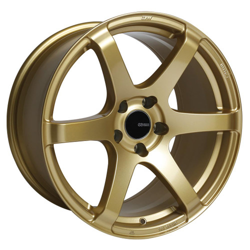 Enkei 485-880-8045GG T6S Gold Tuning Wheel 18x8 5x100 45mm Offset 72.6mm Bore