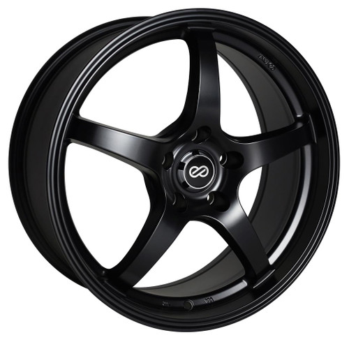 Enkei 487-880-5140BK VR5 Matte Black Performance Wheel 18x8 5x110 40mm Offset 72.6mm Bore