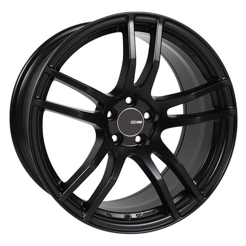 Enkei 491-790-6545BK TX5 Matte Black Tuning Wheel 17x9 5x114.3 45mm Offset 72.6mm Bore