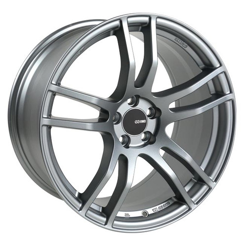 Enkei 491-895-1235GR TX5 Platinum Gray Tuning Wheel 18x9.5 5x120 35mm Offset 72.6mm Bore