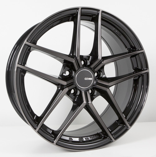 Enkei 498-880-4445MBM TY5 Pearl Black with Machined Spoke Tuning Wheel 18x8 5x112 45mm Offset 72.6mm