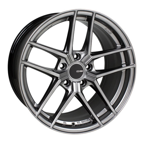 Enkei 498-895-6530HS TY5 Hyper Silver Tuning Wheel 18x9.5 5x114.3 30mm Offset 72.6mm Bore