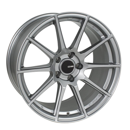 Enkei 499-780-6545GR TS10 Storm Gray Tuning Wheel 17x8 5x114.3 45mm Offset 72.6mm Bore